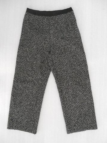 Zwarte bouclé broek van Vanilia, Maat 36.