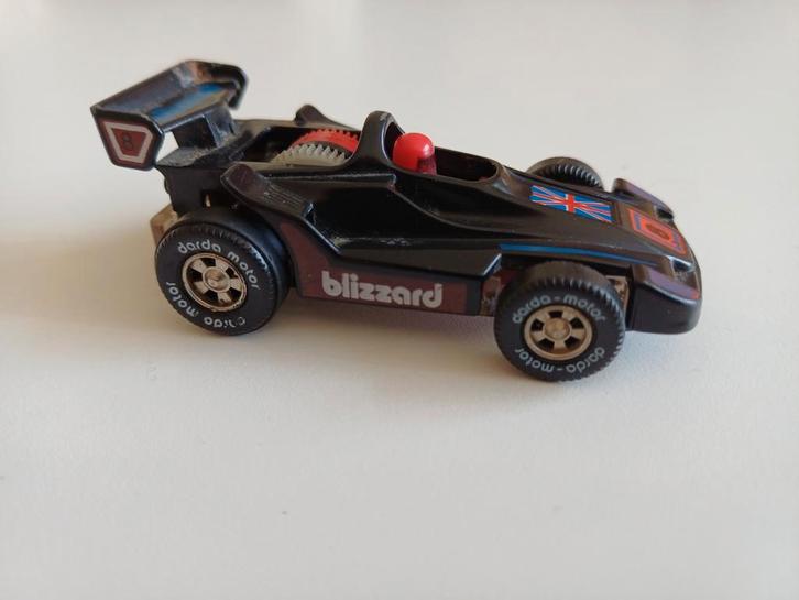 Darda race auto zwart nette staat, Kinderen en Baby's, Speelgoed | Racebanen, Gebruikt, Opwindmechanisme, Overige merken, Ophalen of Verzenden