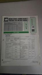 Folder motorola mx300 portofoon, Telecommunicatie, Portofoons en Walkie-talkies, Ophalen of Verzenden, Zo goed als nieuw