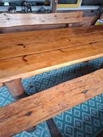 Picknicktafel/ boomstam tafel! Stamtafel. Country en western, Ophalen, Rechthoekig, Hout