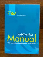 APA Publication Manual - 6e editie, Ophalen of Verzenden, Zo goed als nieuw, Overige onderwerpen