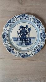Delfts Blauw Wandbord - Handgeschilderd, Antiek en Kunst, Antiek | Wandborden en Tegels, Ophalen of Verzenden