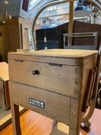 Uniek houten hobbybox van Torck naaigarenkistje, Antiek en Kunst, Curiosa en Brocante, Ophalen