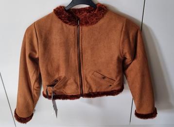 NoNo jasje reversible cognac / bruin maat 134-140 beschikbaar voor biedingen