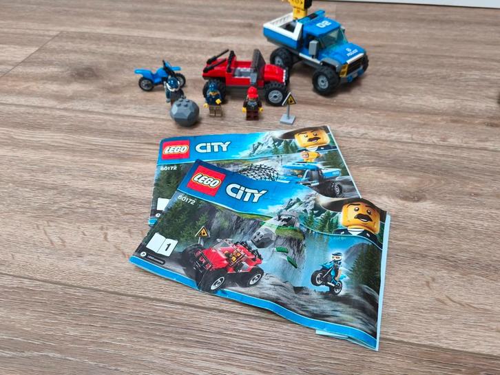 Lego City 60172 Mountain Arrest, Kinderen en Baby's, Speelgoed | Duplo en Lego, Zo goed als nieuw, Lego, Complete set, Ophalen of Verzenden