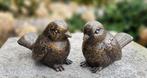 SET VOGELS / bronzen beelden / mussen, Dierenbeeld, Nieuw, Info@huisentuindecoratiemarie.nl, Huis en tuin decoratie marie