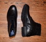 Jack & Jones - zwart leren JFW ORCA boots - maat 45, Zwart, Boots, Nieuw, Ophalen of Verzenden