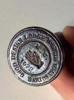 Uit inboedel: Antieke lakstempel Barton Upon Humber , incl v, Verzenden