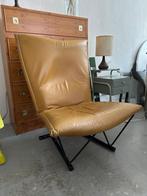Vintage leren fauteuil Flyer - Mazairac en Boonzaaijer, Gebruikt, Metaal, Ophalen