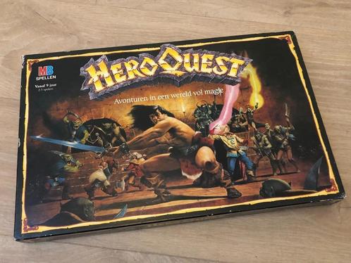 HeroQuest, eerste editie (1989) - goede conditie, Hobby en Vrije tijd, Gezelschapsspellen | Bordspellen, Gebruikt, Een of twee spelers