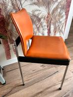 Set van 6 Thereca stoelen mid century Eetstoelen Buisstoelen, Huis en Inrichting, Ophalen, Gebruikt, Overige kleuren, Metaal