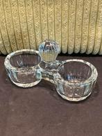 Vintage peper en zout schaaltje, persglas (220724), Antiek en Kunst, Ophalen of Verzenden