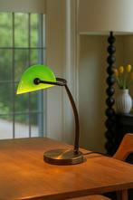 Vintage bankiers lamp/ notaris lamp, Huis en Inrichting, Lampen | Tafellampen, Ophalen of Verzenden, Zo goed als nieuw