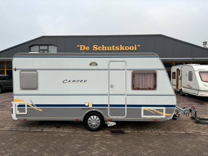 Dethleffs camper 450 DB incl mover, Caravans en Kamperen, Caravans, Bedrijf, tot en met 4, 750 - 1000 kg, Rondzit, Dethleffs, Frans bed