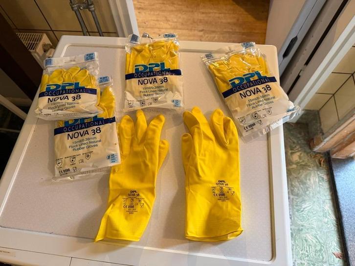 Rubberen / Poets Handschoenen, Huis en Inrichting, Schoonmaakartikelen, Overige typen, Ophalen of Verzenden