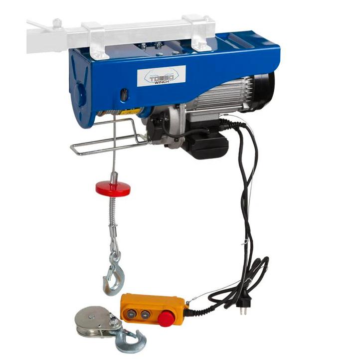 Elektrische Takel 500 / 990kg 230V / Nieuw, Doe-het-zelf en Verbouw, Lieren en Takels, Zo goed als nieuw, Ophalen