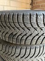 Michelin Alpin Winterbanden 185/60 R15 op stalen velg, Auto-onderdelen, Banden en Velgen, Ophalen, Gebruikt, 15 inch, Banden en Velgen