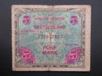 5 Mark 1944 Duitsland AMC p-193a WW2, Verzenden, Overige soorten, Amerika, Overige typen
