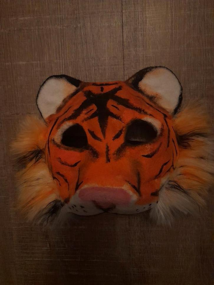 Fursuit / Therian Tijger masker mq/hq, Hobby en Vrije tijd, Kostuums, Theaterbenodigdheden en LARP, Nieuw, Overige typen, Ophalen of Verzenden
