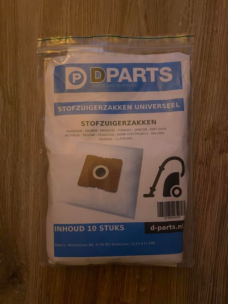 Stofzuigerzakken Universeel - 8 + 3 stuks, Ophalen of Verzenden, Nieuw, Stofzak, Stofzuiger