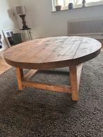 Salontafel van oud hout, Ophalen, Rond, 50 tot 100 cm, Minder dan 50 cm
