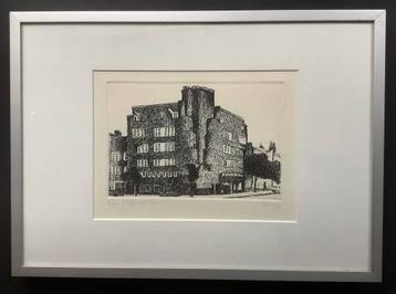 Rob Heijman, Amsterdam, ets, Amsterdamse School, Berlage. beschikbaar voor biedingen