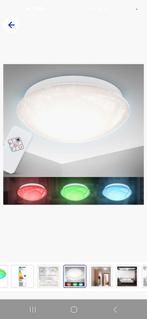 Plafonlamp met ledverlichting, Ophalen of Verzenden, Zo goed als nieuw