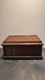 Zakhorloge kist - munten kabinet, Ophalen of Verzenden