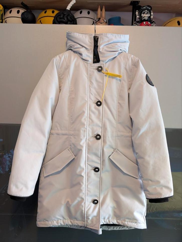 Canada Goose Rossclair Black Label S Silverbirch, Kleding | Dames, Jassen | Winter, Nieuw, Maat 36 (S), Grijs, Ophalen of Verzenden