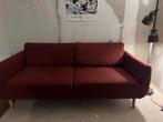 Ikea SMEDSTORP 3-zits roodbruin, Huis en Inrichting, Banken | Bankstellen, Ophalen, Gebruikt, Driepersoons, 75 tot 100 cm