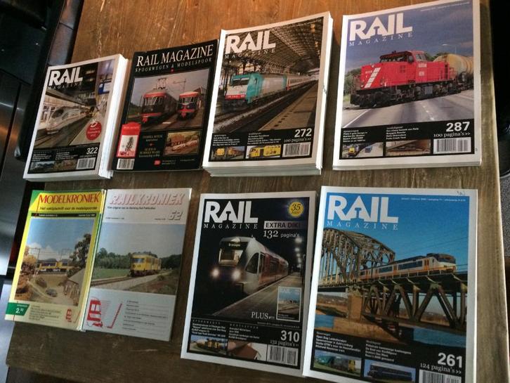 Tijdschriften: Railmagazine 1992-2017 (125 Stuk), Verzamelen, Spoorwegen en Tramwegen, Zo goed als nieuw, Trein, Boek of Tijdschrift