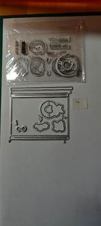 Clear stamps H met bijpassende stanzen, Hobby en Vrije tijd, Verzenden, Nieuw, Overige thema's, Overige typen