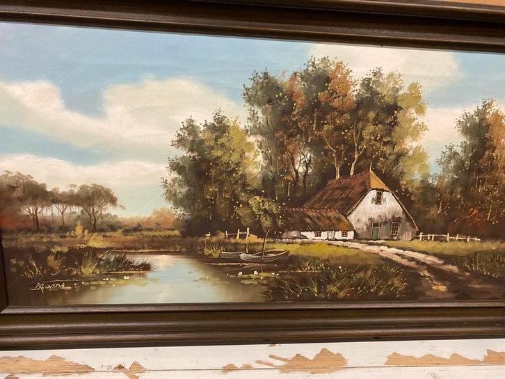 Cornelius Bruinsma Schilderij - Klassiek Landschap, Antiek en Kunst, Kunst | Schilderijen | Klassiek, Ophalen