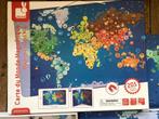 Janod magnetic World Map 201 magneten spel, Ophalen of Verzenden