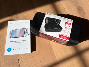Nintendo Switch 2 opbergtas/case + screenprotector beschikbaar voor biedingen
