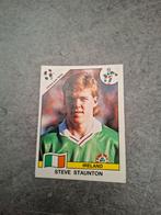 Panini sticker WK 90 Italia. Speler Steve Staunton Ierland., Hobby en Vrije tijd, Stickers en Plaatjes, Verzenden, Zo goed als nieuw