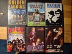 6 Muziek DVD's: Golden Earring, Rolling Stones, Kiss..., Ophalen of Verzenden