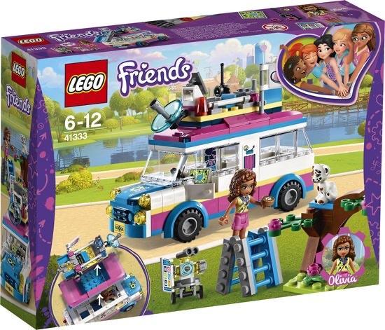 Lego Friends 41333 - Olivia's Missie Voertuig, Kinderen en Baby's, Speelgoed | Duplo en Lego, Zo goed als nieuw, Lego, Complete set