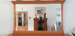 Grote spiegel (in eiken lijst), Huis en Inrichting, Woonaccessoires | Spiegels, 150 tot 200 cm, Gebruikt, Rechthoekig, 125 cm of meer