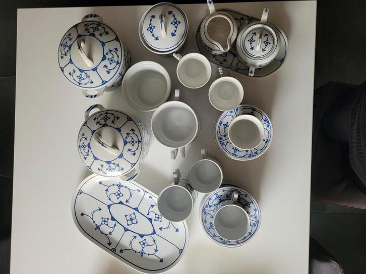 Saksisch blauw servies, Huis en Inrichting, Keuken | Servies, Schaal of Schalen, Overige stijlen, Porselein, Ophalen of Verzenden
