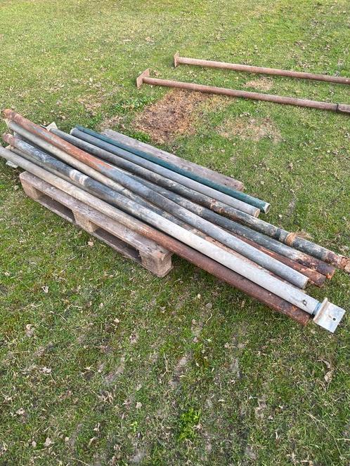 10 koeienstal reupels en 3 stempels, Doe-het-zelf en Verbouw, Metalen, Gebruikt, IJzer, Ophalen of Verzenden