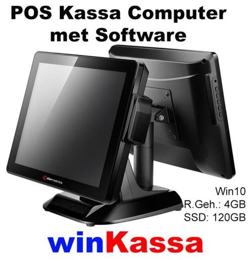 POS Kassasysteem software met Allinone Touchscreen POS PC, Computers en Software, Office-software, Refurbished, Windows, Ophalen of Verzenden