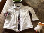 Tommy Hilfiger blousje wit mt 86 van de Bijenkorf., Kinderen en Baby's, Babykleding | Maat 86, Ophalen of Verzenden, Zo goed als nieuw