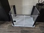 Iris Ohyama puppyren / bench / puppy ren zwart, Dieren en Toebehoren, Hondenbenches, Ophalen, Zo goed als nieuw