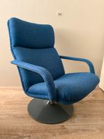 Artifort F156 blauw als nieuw, Huis en Inrichting, Fauteuils, Ophalen of Verzenden, Zo goed als nieuw, 75 tot 100 cm, Stof