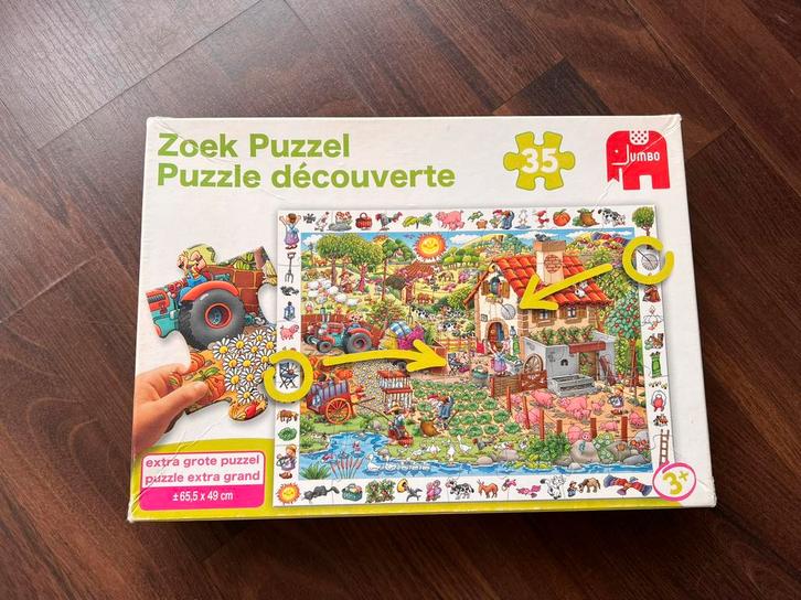 Zoek puzzel, Hobby en Vrije tijd, Denksport en Puzzels, Zo goed als nieuw, Legpuzzel, Minder dan 500 stukjes, Ophalen of Verzenden