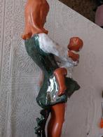 Terracotta beeld Moeder met kind, Antiek en Kunst, Ophalen of Verzenden