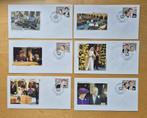 6 x FDC Guyana Royal Huwelijk Willem Alexander en Maxima, Ophalen of Verzenden, Nieuw, Buitenland, Postzegel(s) of Munt(en)