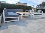 Loungeset aluminium Loungebank KIES je kleur Kussens & Frame, 5 zitplaatsen, Bank, Ophalen of Verzenden, Loungeset