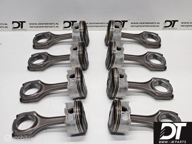 Zuigers + drijfstangen BMW M3 E92 S65 V8 S65B40 11257840922, Auto-onderdelen, Motor en Toebehoren, BMW, Gebruikt, Ophalen of Verzenden